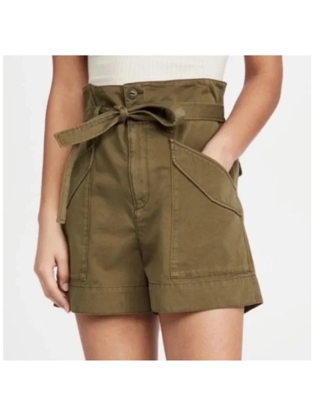 Rag and Bone Field Cargo Shorts Olive Green Size 28